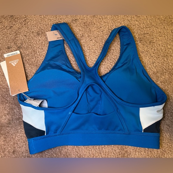 Adidas Blue Sports Bra Women’s Large (Brand New) - Picture 4 of 6